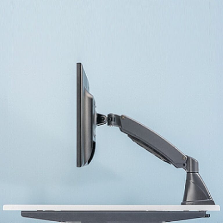 Homestead Computer Arm Computer Monitor Arm - Single Arm Edge Mount
