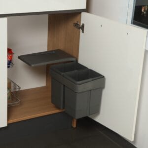 Swing Out Waste Bin Rectangular (Double)