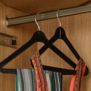 Wardrobe Rail Fittings (Oval)