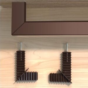 L' Connector for Rectangular Al. Rail