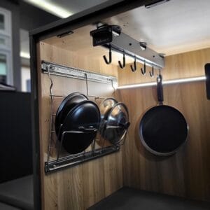 Lid Holder For Pan Hanger