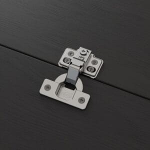 Short Arm Hinge with 4 Hole Mounting Plate (A)