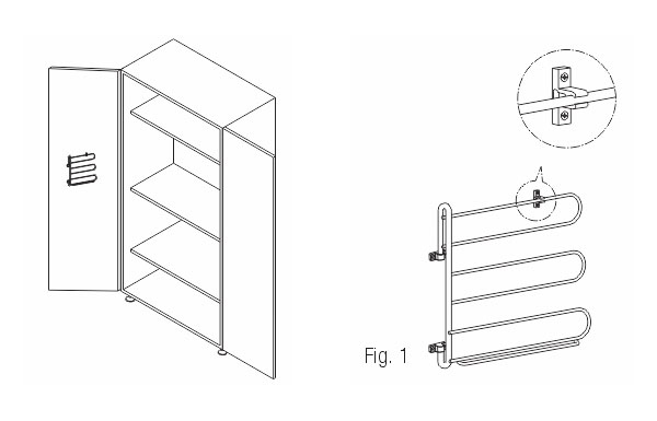 Ebco Tie And Belt Holder