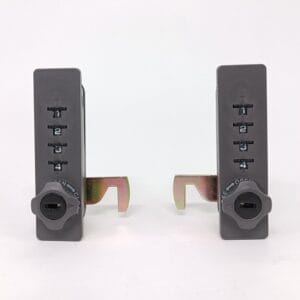 4 Digit Combination Lock - Wood (Vertical)