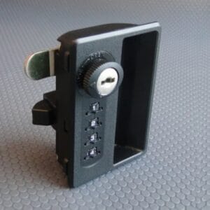 4 Digit Combination Lock - Steel Cabinet with Handle (Vertical)