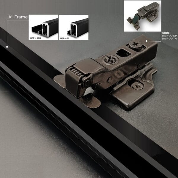 Hinge For Al. Profile 3D