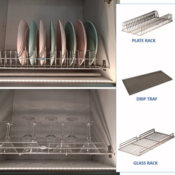 Kitchen Plate Rack / Glass Rack / Drip tray