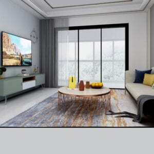 Linked Sliding Partition System 100 - Soft Close (For Wood 2+1 Doors)