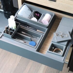 MakeUp Drawer Container and Tray