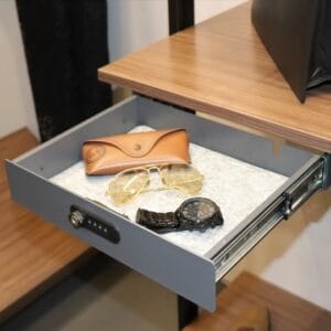 Safe Drawer Mini - Single (with Combination Lock and Felt Mat)