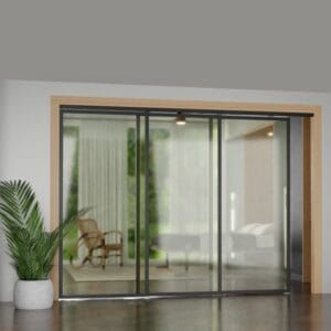 Sliding Door System 100 - Soft Close (for Al. framed Door)