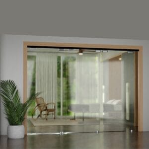 Sliding Door System 100 - Soft Close (for Glass Door)