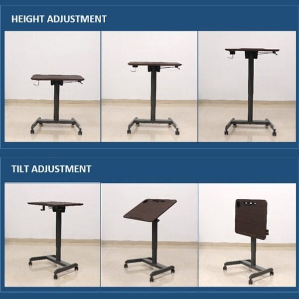 Smart Lift Single-Leg Gas Lift Centre Pole Tilt (With Tabletop)