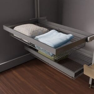 Wardrobe Pullout 2 - Basket (Soft Close)