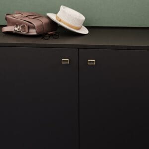 Zinc Handle & Knob - V